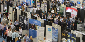 Space Tech Expo booths