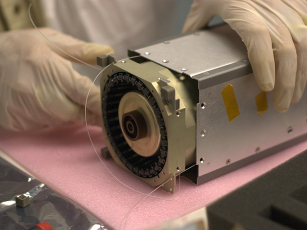 Microsatellite being built