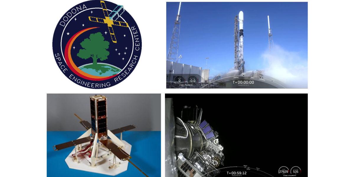 Many Images of Satellites Grouped Together