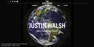 Justin Walsh - The explorers club banner