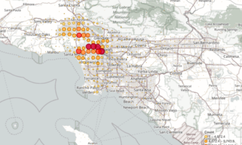 city of LA map