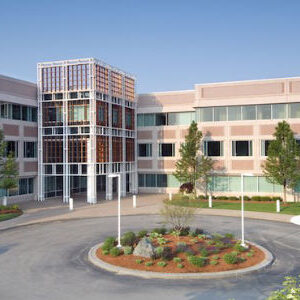 Office Building with Roundabout