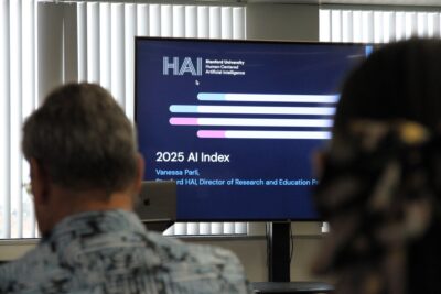 2025 AI Index event conference room