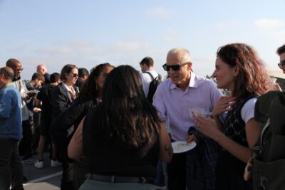 Ray Perrault at party