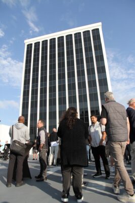 Guests in front of ISI