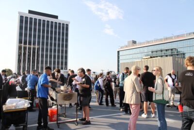 AI Index rooftop event