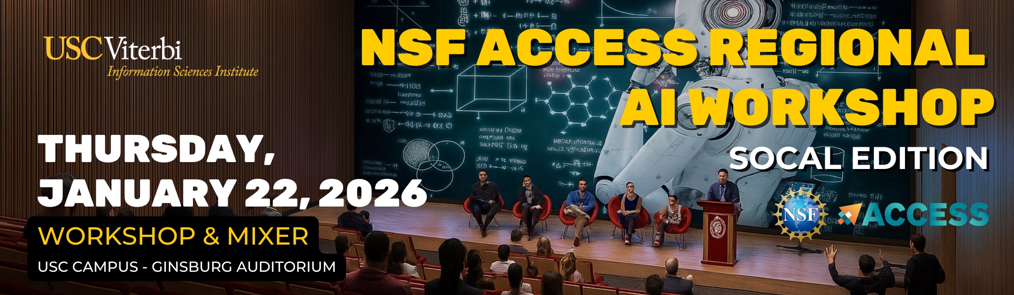 NSF SoCal AI / NAIRR Workshop banner